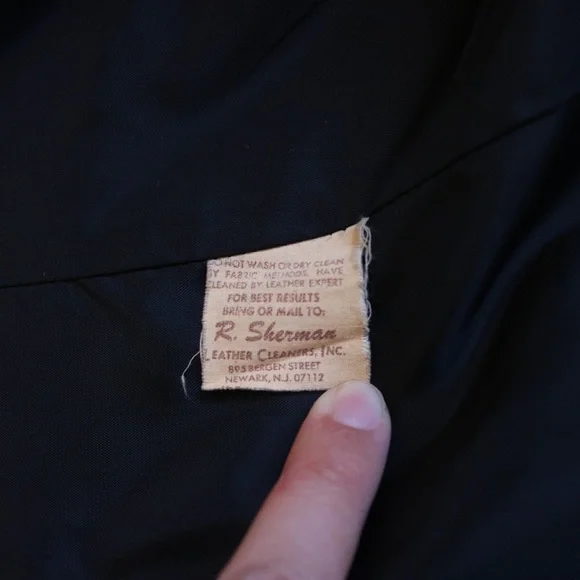 Vintage 1960s Brown Leather Jacket - Picture 6 of 6